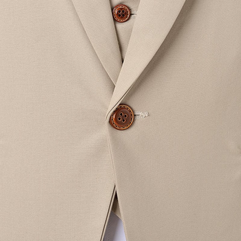 ceehuteey 3 Piece Men's Suits Slim Fit Suits for Men Double Breasted Suit  (Blazer+vest+Pants)