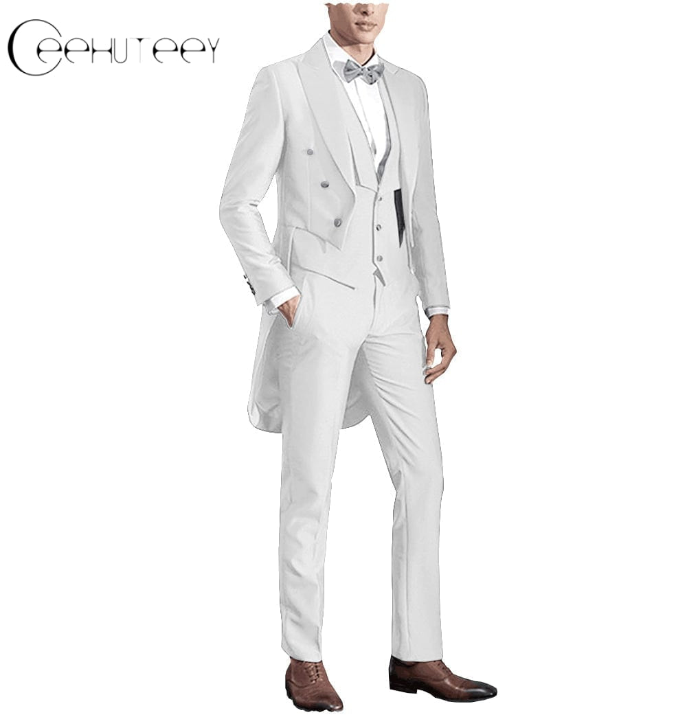 Mens sales white tailcoat