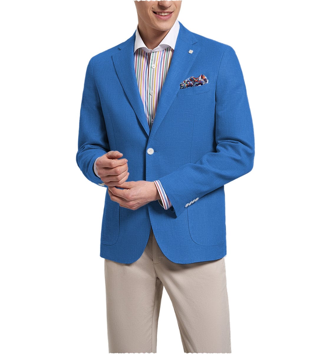 ceehuteey Formal Fashion Men's Notch Lapel Suit Blazer