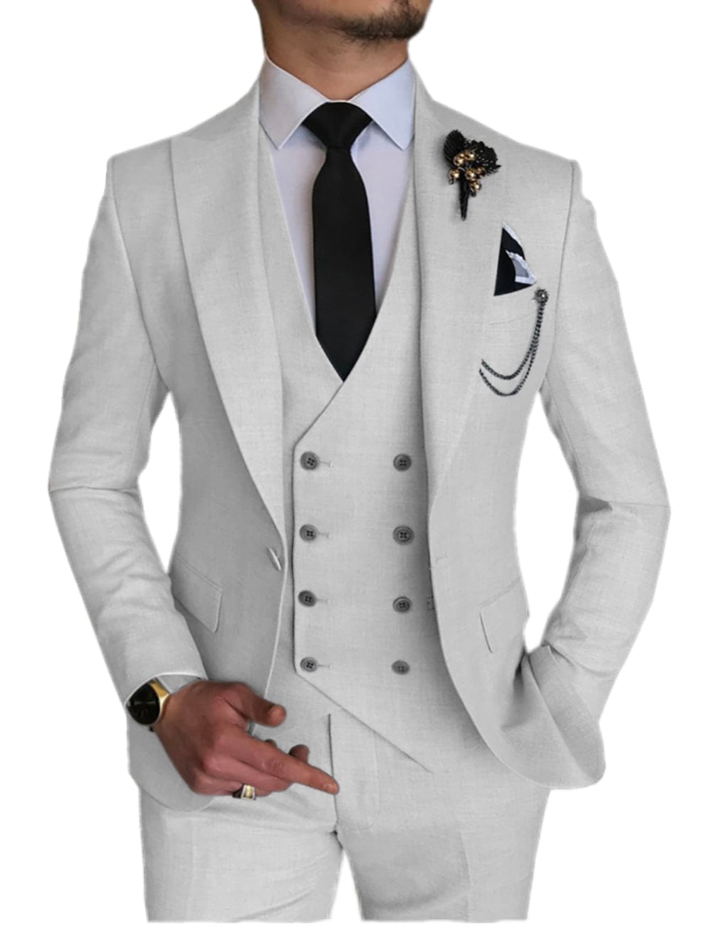 White blazer outlet vest