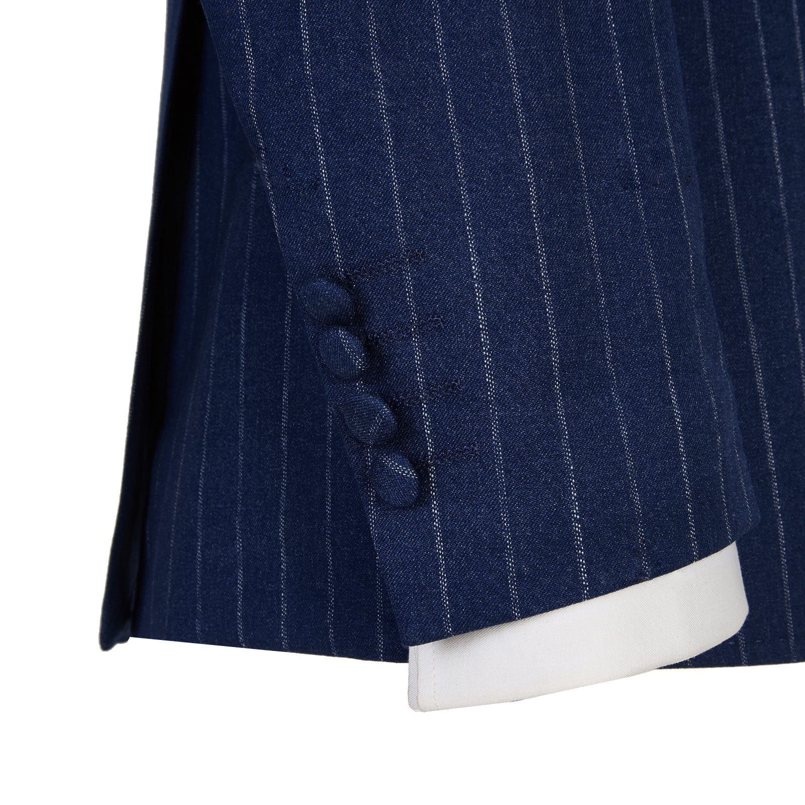 ceehuteey Formal Striped 3 Pieces Mens Peak Lapel Suit Tuxedos (Blazer+Pants)