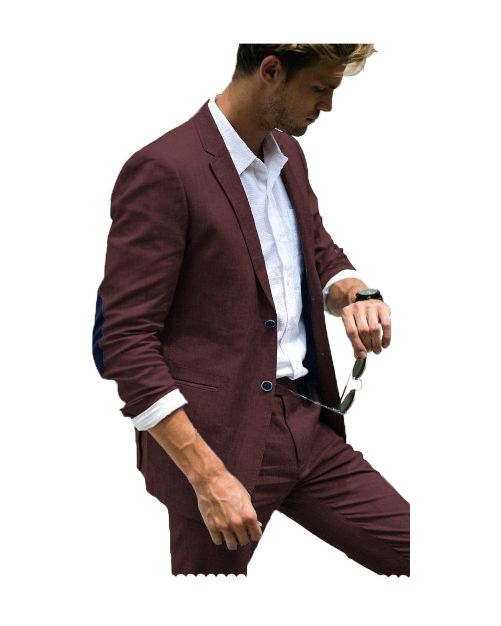 Mens slim fit summer on sale suits