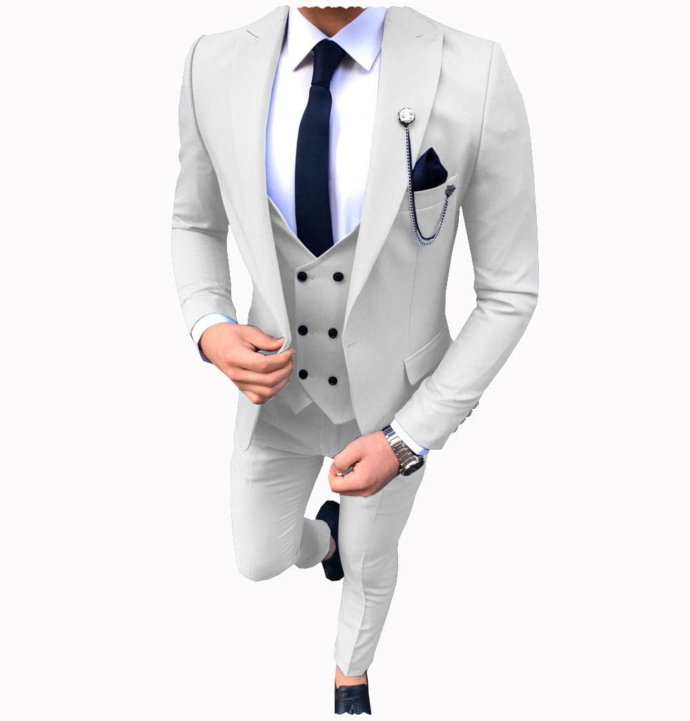 Suits For Men, Black Suits, Black Three piece Wedding Suit, Formal Fashion  Slim Fit Suit, Formal Fashion Prom Wear -  Portugal