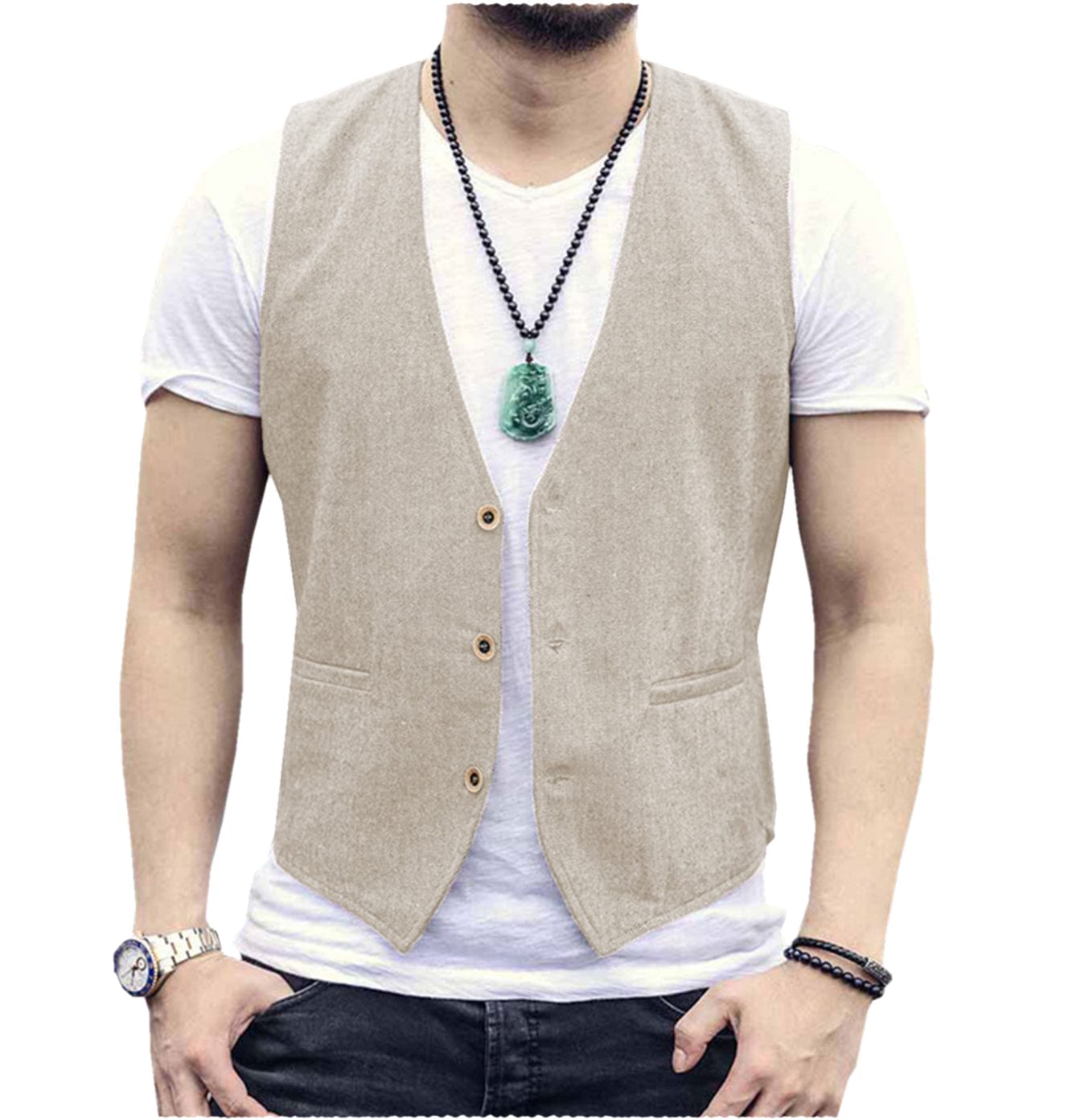 Mens casual waistcoats hotsell