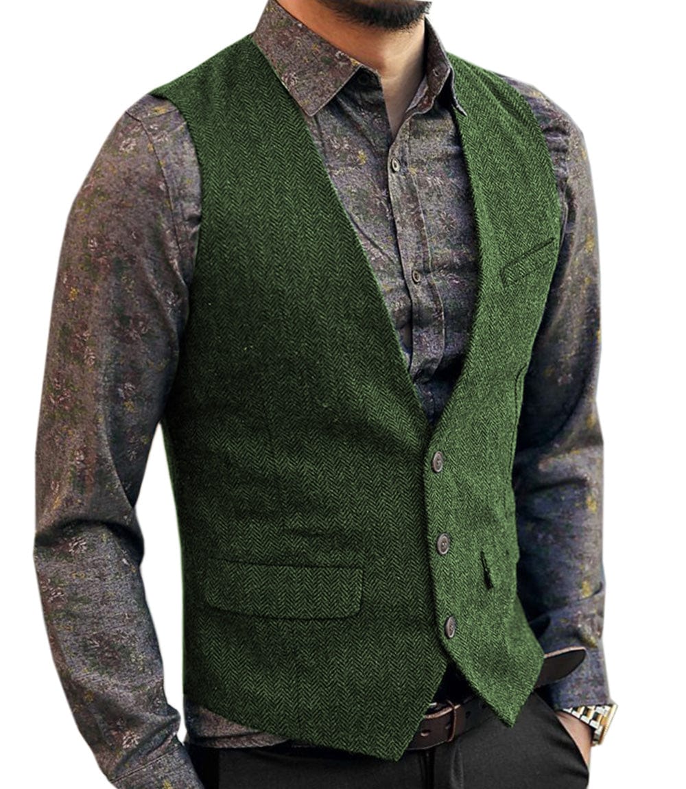 Casual hotsell tweed waistcoat