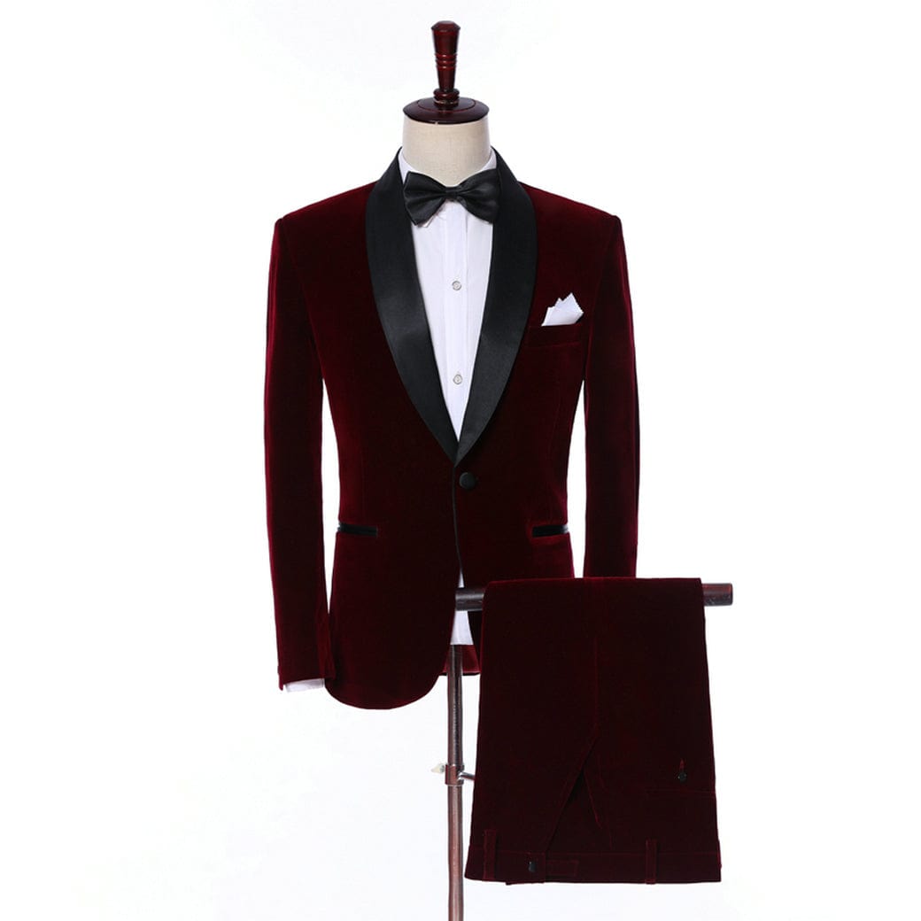 ceehuteey Mens 2 Piece Tuxedo Suits Slim Fit Casual Suit Blazer Wedding Prom