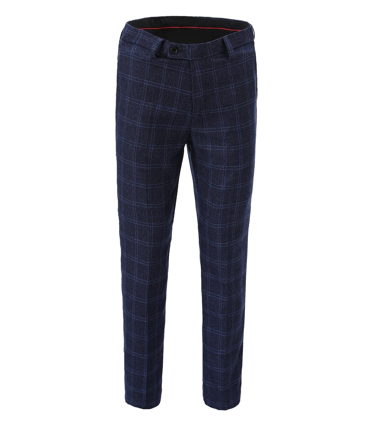 ceehuteey Mens Plaid 3 Piece Suits Slim Fit Double Breasted Plaid(Blazer+vest+Pants)